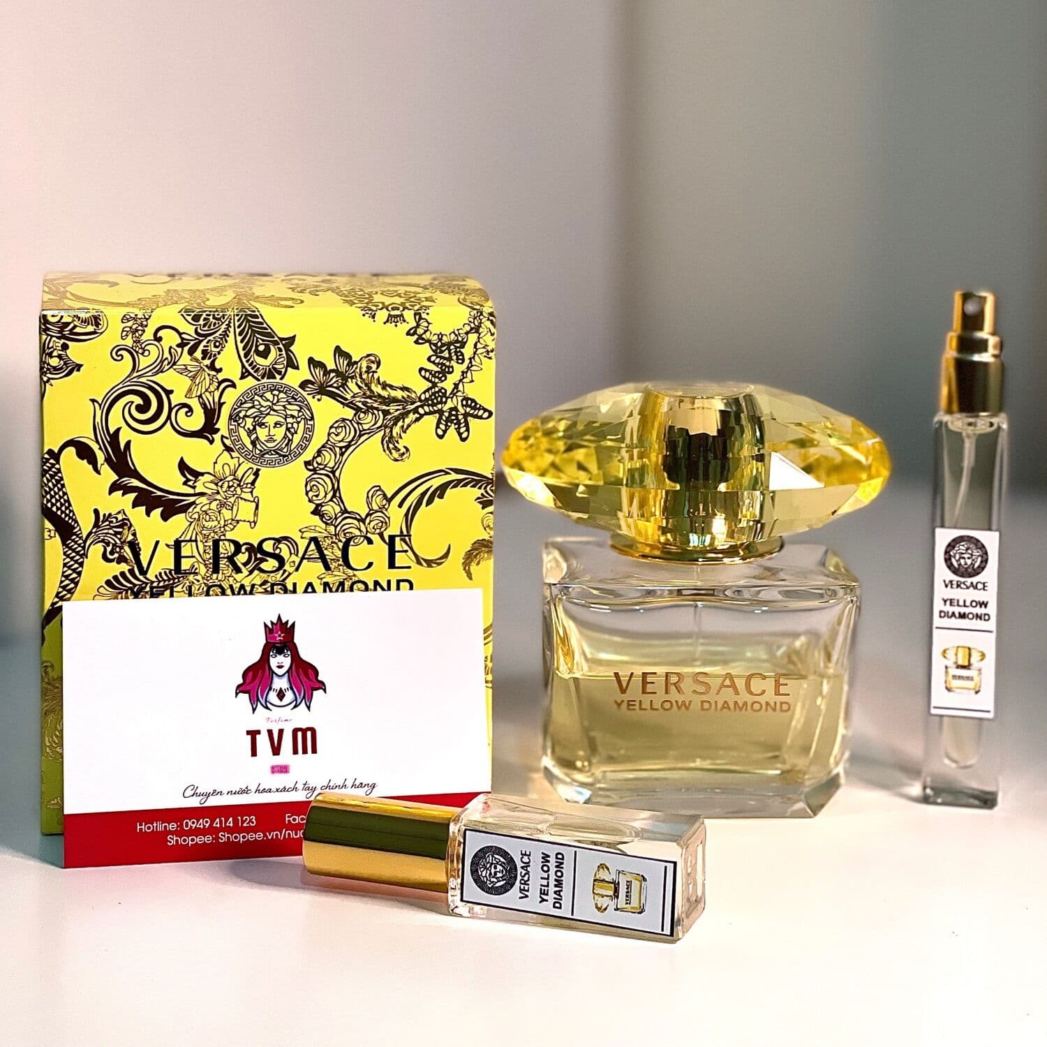 [Cam kết chính hãng] Nước Hoa Versace Yellow Diamond 90ml