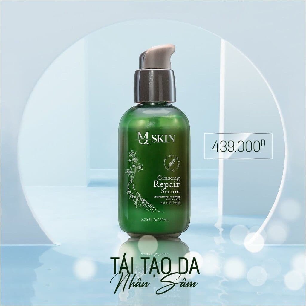 [HCM]MQ SKIN Ginseng Repair Serum pet 80ml - Tinh chất giúp tái tạo da nhân sâm MQ SKIN