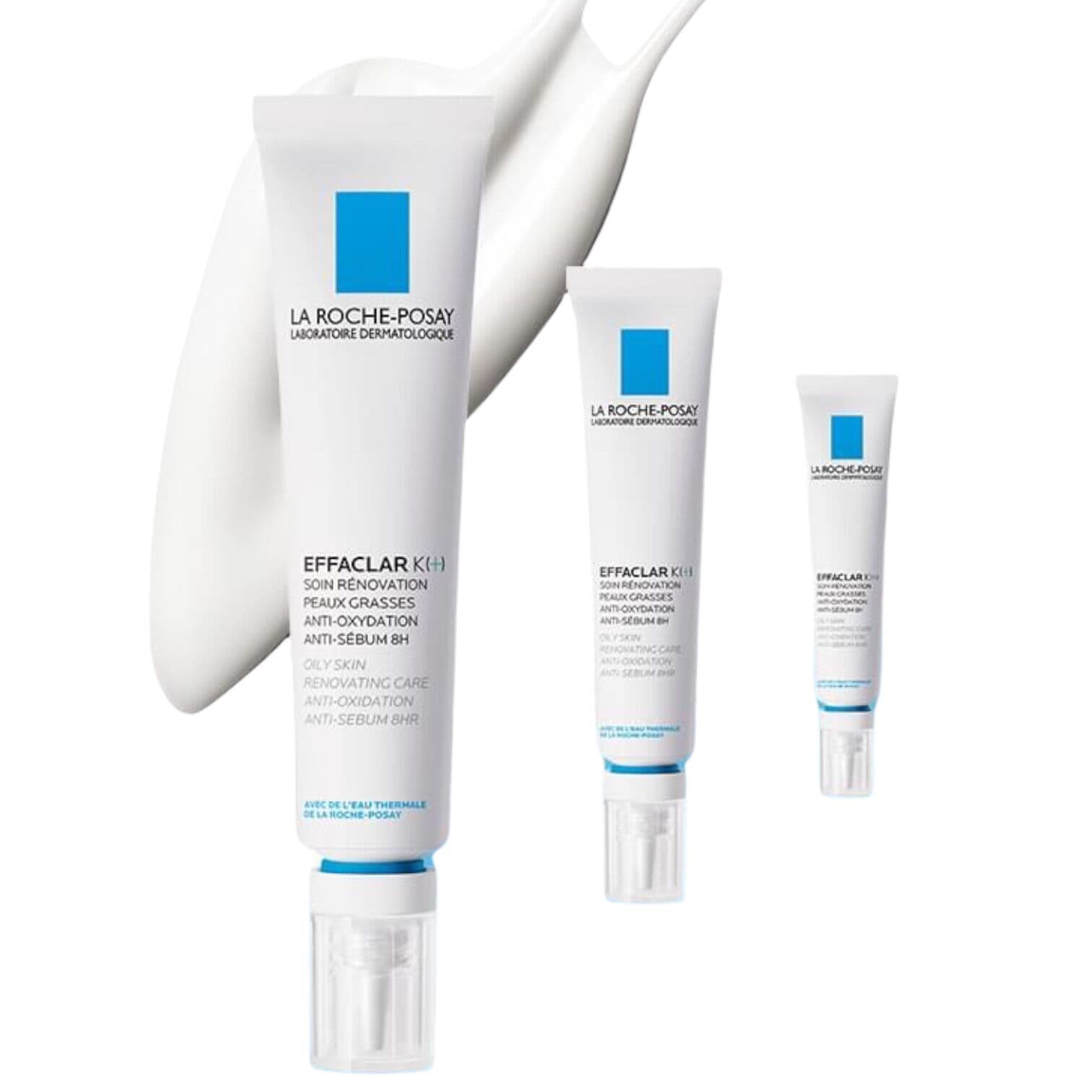 Kem dưỡng da kiềm dầu ngăn mụn đầu đen La Roche Posay Effaclar K+ 50ML - Bill Pháp