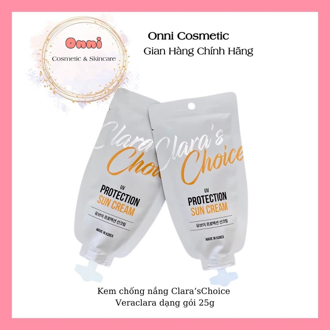 Kem chống nắng Clara’s Choice VERACLARA 25g