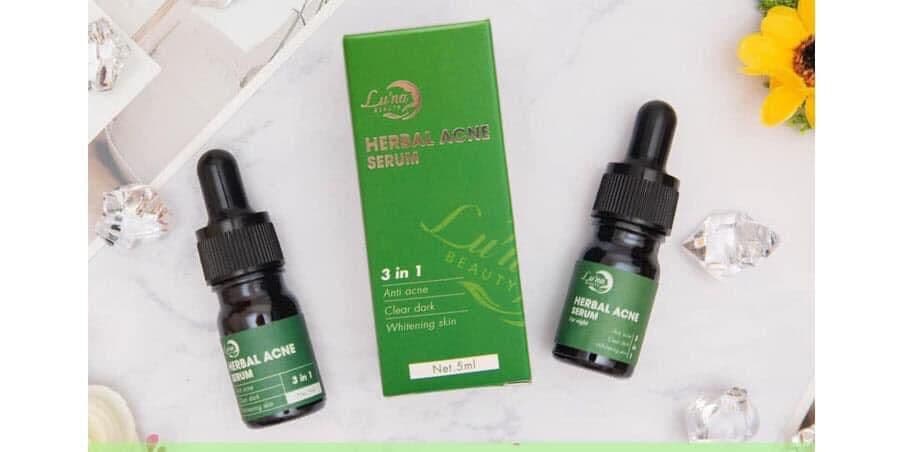 SERUM LUNA BEAUTY 3in1 Sạch Mụn Thâm Mụn Thu nhỏ Lỗ Chân Lông