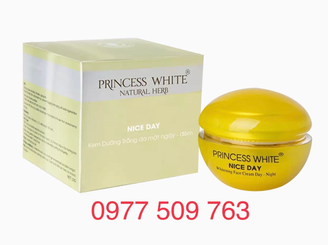 [HCM]Kem dưỡng trắng da NICE DAY Princess White 22gr