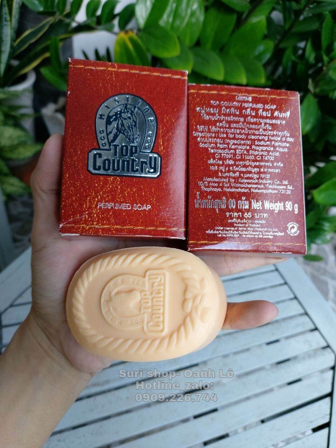 Combo 2 cục xà phòng hương nước hoa cực thơm cho nam Top Country Thái Lan chính hãng
