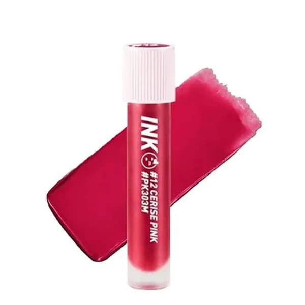 Son Kem Lì PERIPERA INK MATTE BLUR TINT 3.8g 12 CERISE PINK  [Không đổi trả, HSD từ tháng 10/2022 đến tháng 12/2022]