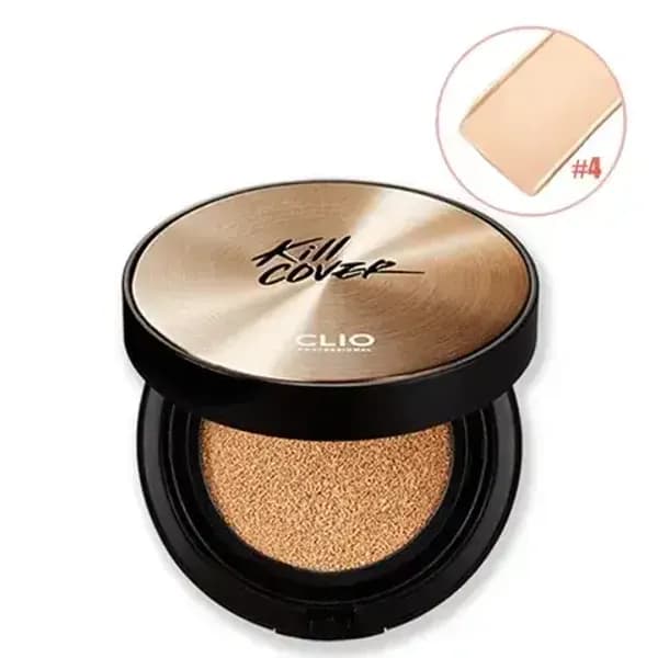 (Gift) Phấn Nước Dưỡng Ẩm CLIO KILL COVER AMPOULE CUSHION SET (15gx2) 03 LINEN