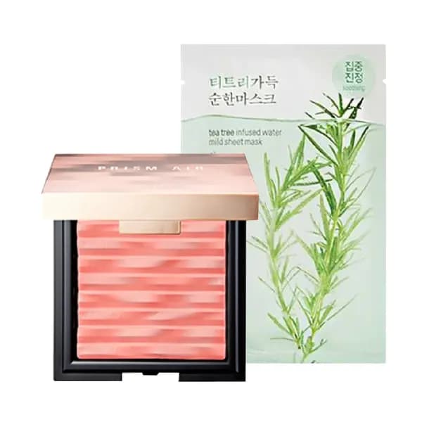 (Gift) Combo Mặt Nạ Dịu Da & Má Hồng Hiệu Ứng Căng Mượt CLIO PRISM AIR BLUSHER màu coral