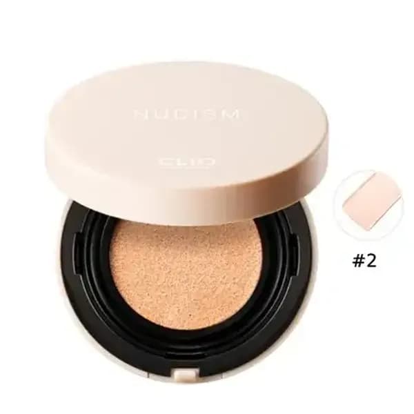 (Gift) Phấn Nước Đa Năng Hiệu Ứng Siêu Mịn CLIO NUDISM VELVETWEAR CUSHION SET 15g 02 LINGERIE