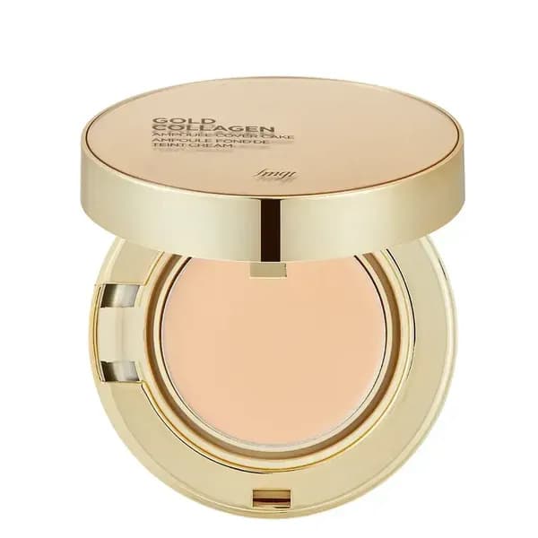 [FMGT] Kem Nền THEFACESHOP GOLD COLLAGEN AMPOULE COVER CAKE SPF50 PA+++