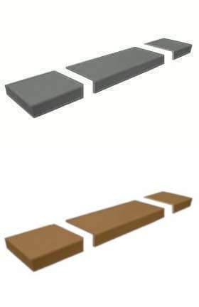 Baby Safety Foam Soft Seat Edge Cushion Fireplace Hearth Guard Bumper Pad Child Proof Padding (Small, Brown-fits Width from-0"-68")