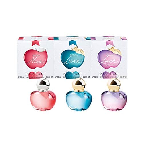 Nina By Nina Ricci 3 Piece Set X 0.68/20ml (Nina Eau De Toilette/Nina Luna Eau De Toilette/Nina Luna Blossom Eau De Toilette)