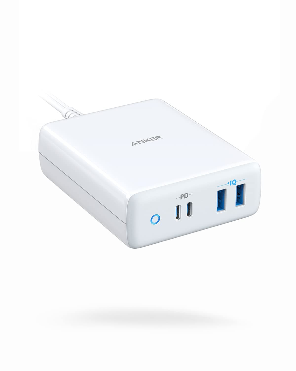 USB-C Charger, Anker 100W 4-Port Type-C Charging Station with Power Delivery, PowerPort Atom PD 4 [Intelligent Power Allocation] for MacBook Pro/Ai...