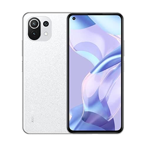 Xiaomi Mi 11 Lite NE 5G + 4G LTE Volte Global Unlocked GSM 64MP Triple Camera Worldwide GSM (w/Fast Car Charger Bundle) (Snowflake White, 256GB+8GB)