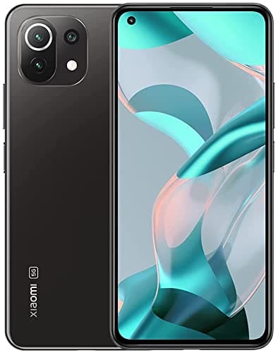 Xiaomi Mi 11 Lite NE 5G + 4G LTE Volte Global Unlocked GSM 64MP Triple Camera Worldwide GSM w/Fast Car Charger (Truffle Black, 256GB+8GB)