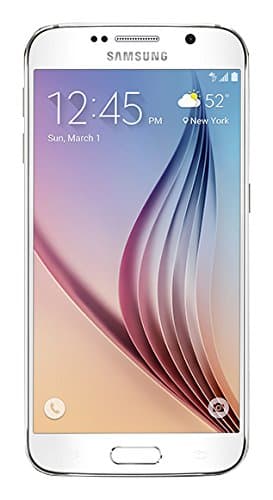 Samsung Galaxy S6 Unlocked SM-G920A GSM Smartphone, White Pearl, 32GB