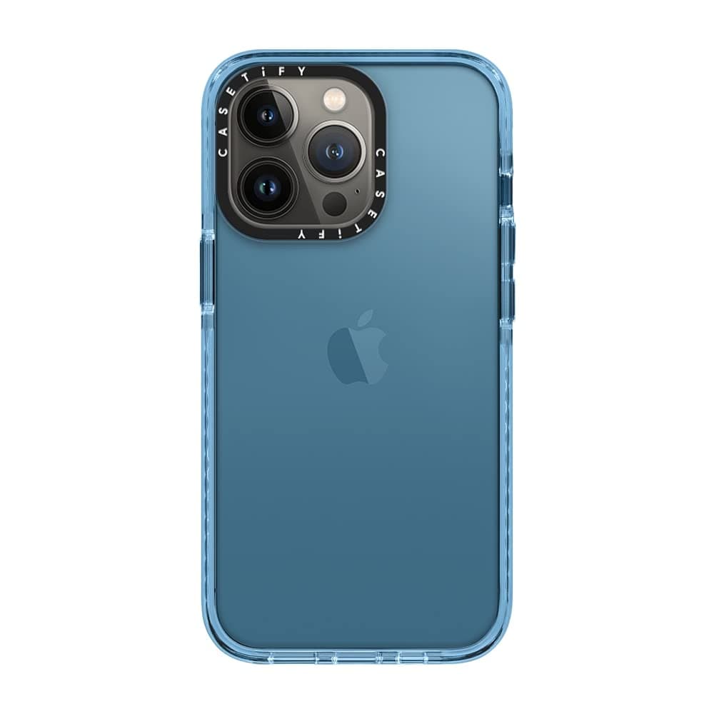 CASETiFY Impact Case for iPhone 13 Pro - Sierra Blue Clear