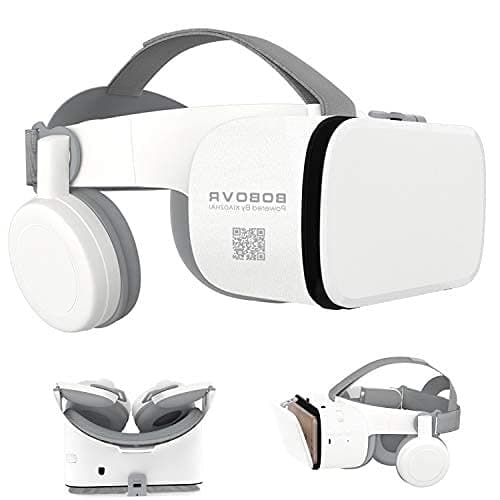 3D Virtual Reality Headset, 3D VR Glasses Viewer with Remote [Bluetooth] for iOS iPhone 13 12 11 Pro Max Mini X R S 8 7 Samsung Galaxy S10 S9 S8 S7...