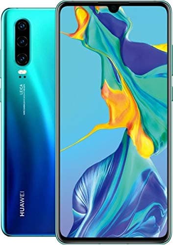 Huawei P30 ELE-L29 128GB Hybrid Dual Sim Unlocked GSM Phone w/Triple (40 MP + 16 MP + 8 MP) Camera - Aurora