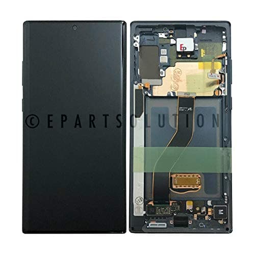 ePartSolution_ Replacement Part for Samsung Galaxy Note 10 Plus SM-N975 N975 LCD Display Touch Screen Digitizer Glass + Frame Assembly USA (Black)