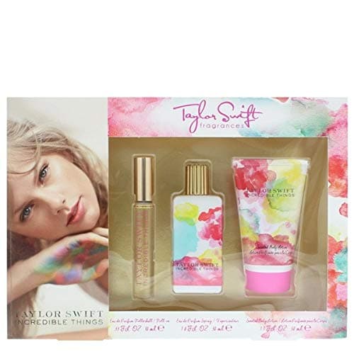 Taylor Swift Incredible Things Gift Set For Women -Name Brand Perfume Samples Included-