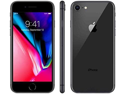 Apple iPhone 8, 128GB, Space Gray for GSM Carriers (Renewed)