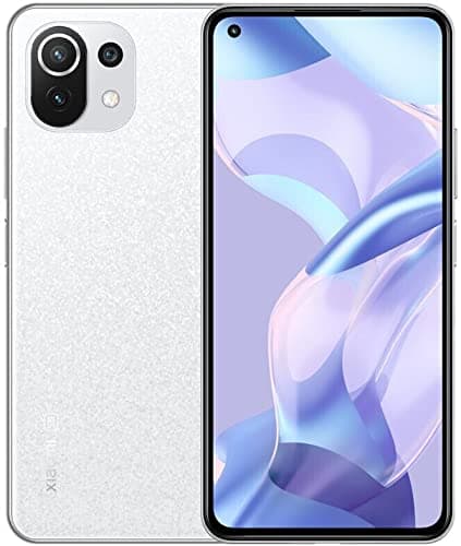 Xiaomi Mi 11 Lite 5G NE Unlocked Cellphone, 5G + 4G LTE Volte Smartphone,8GB + 128GB,White