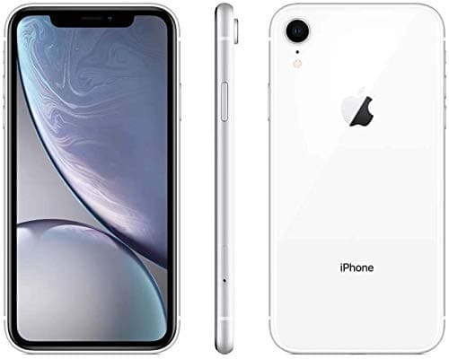 Apple iPhone XR, US Version, 256GB, White - Unlocked (Renewed)