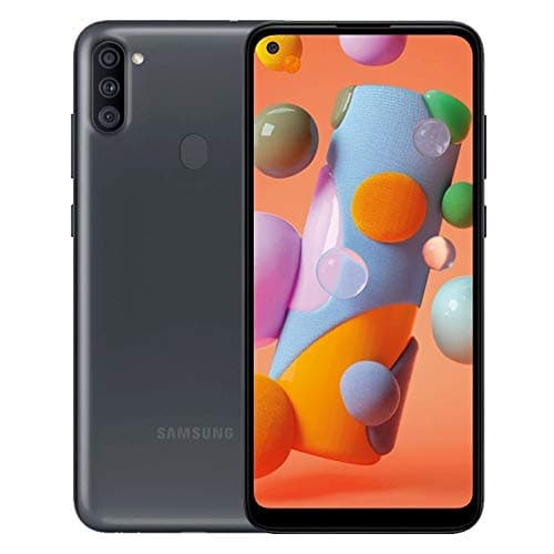 Samsung Galaxy A11 SM-A115A 32GB Single-Sim Android Smartphone - Black (Renewed) (Black, GSM Unlocked)