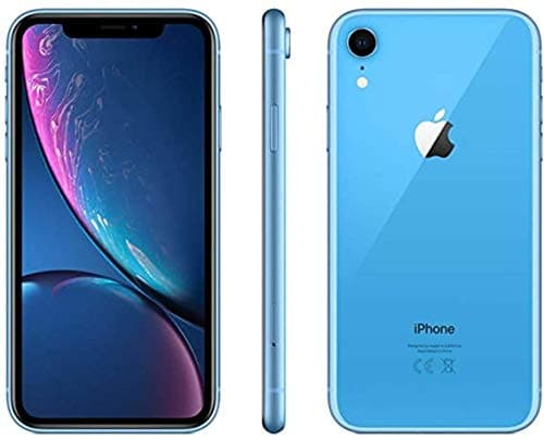 Apple iPhone XR, US Version, 256GB, Blue - Unlocked (Renewed)
