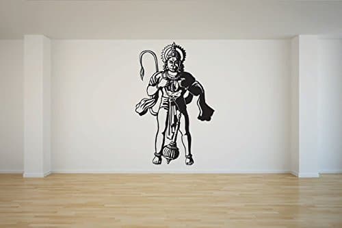 Frankies Cajun Customs Hanuman Vinyl Decal Wall Car Laptop, Green 50inch