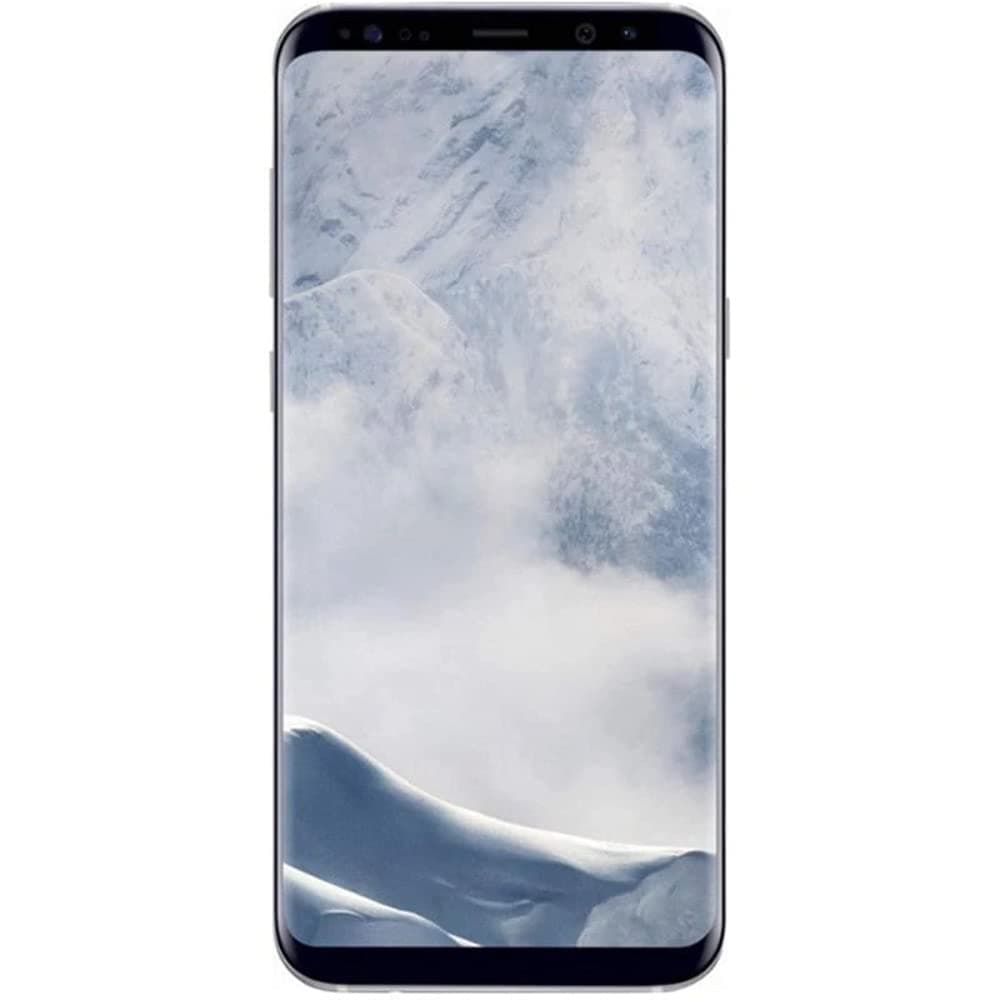 Samsung Galaxy S8+, 64GB, Arctic Silver - Fully Unlocked (Renewed)