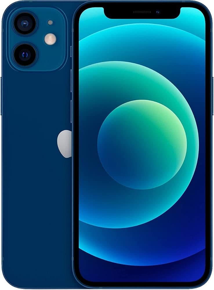 Apple iPhone 12 Mini, 128GB, Blue - Fully Unlocked (Renewed)
