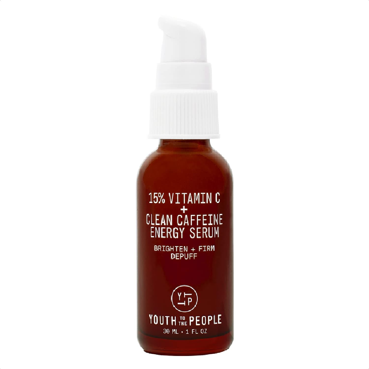 Youth To The People 15% Vitamin C + Clean Caffeine Energy Serum - Visibly Reduce Morning Puffiness - Hydrating Vitamin C Face Serum with Antioxidan...