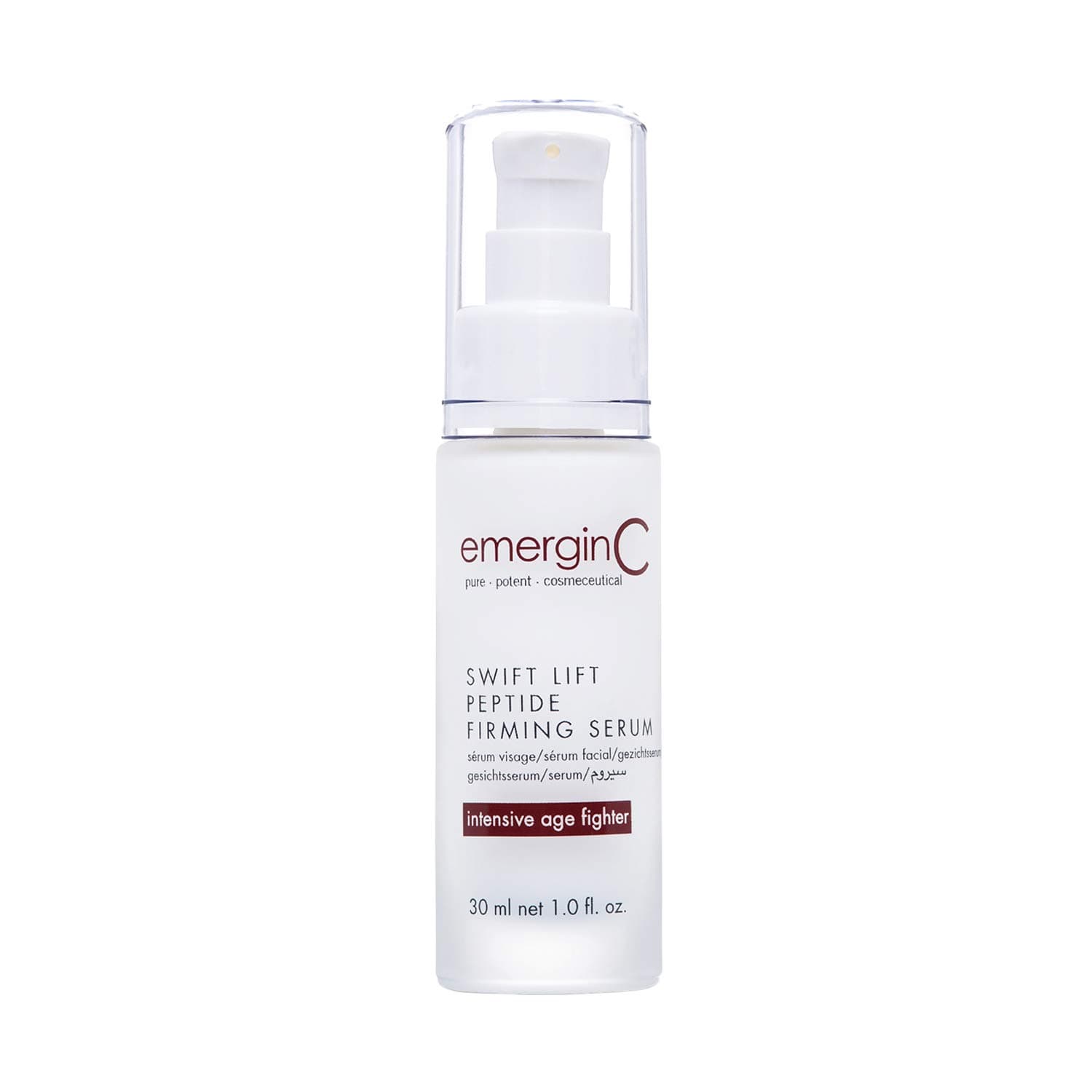 emerginC Swift Lift Peptide Firming Serum - Intensive Age Fighting Serum with Hyaluronic Acid + Plant Extracts - Addresses Visibles Signs of Aging ...