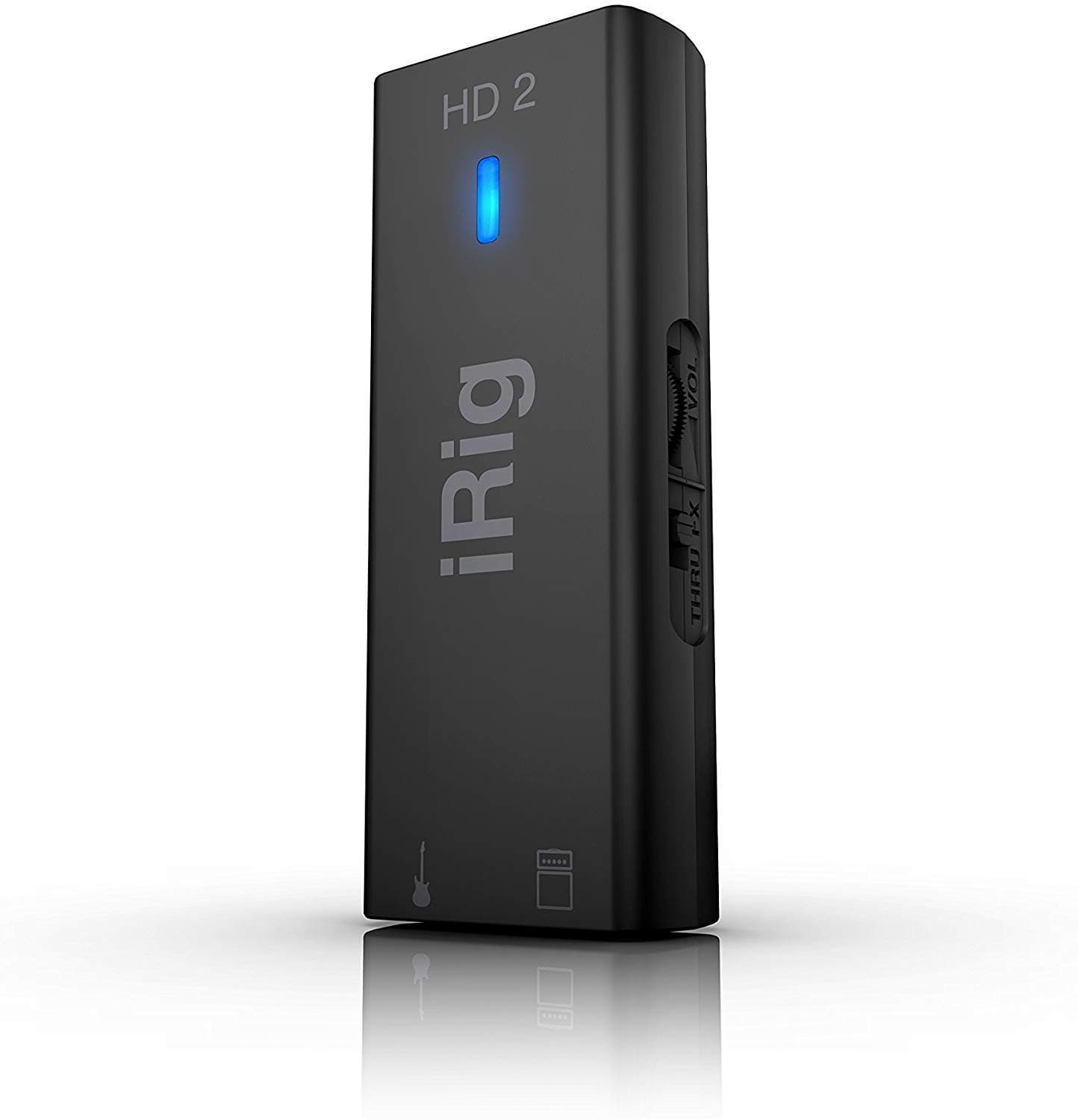 IK Multimedia iRig HD 2 guitar audio interface for iPhone, iPad, Mac, iOS and PC with USB-C, Lightning and USB cables and 24-bit, 96 kHz music reco...