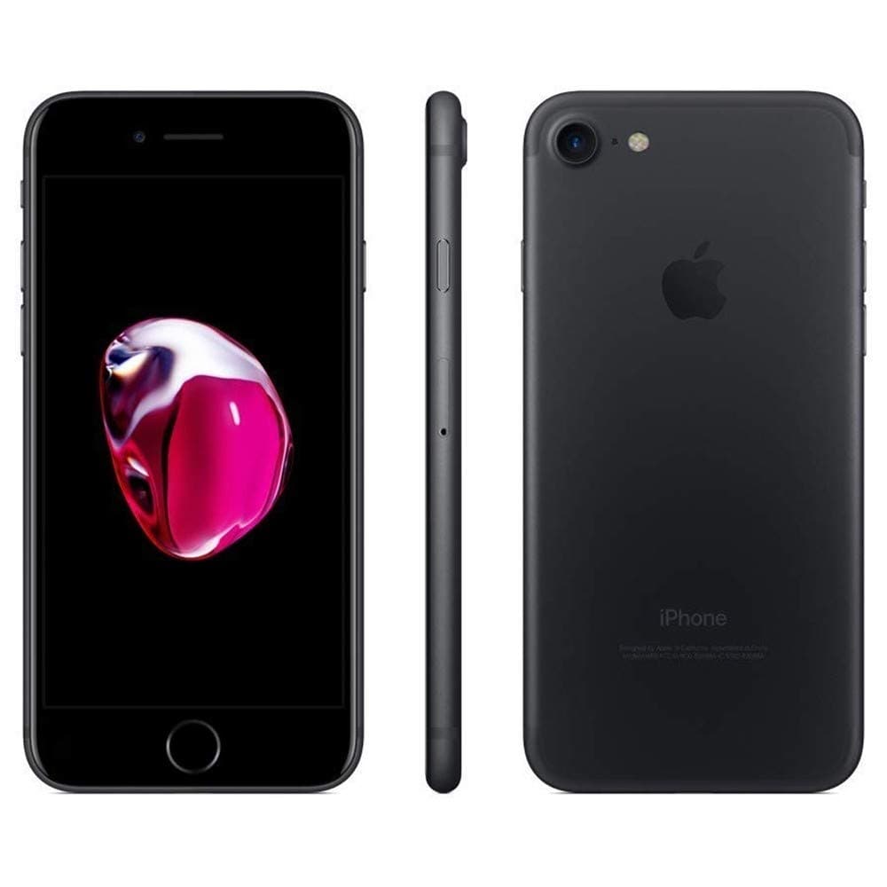 Apple iPhone 7, 32GB, Black - Unlocked (Renewed)