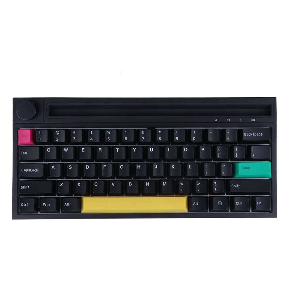 EPOMAKER Ajazz K620T 60% RGB Bluetooth Wireless Wired Mechanical Keyboard with 4400mAh Battery, PBT Keycaps, Wheel Volume Button for MacOS/Windows/...