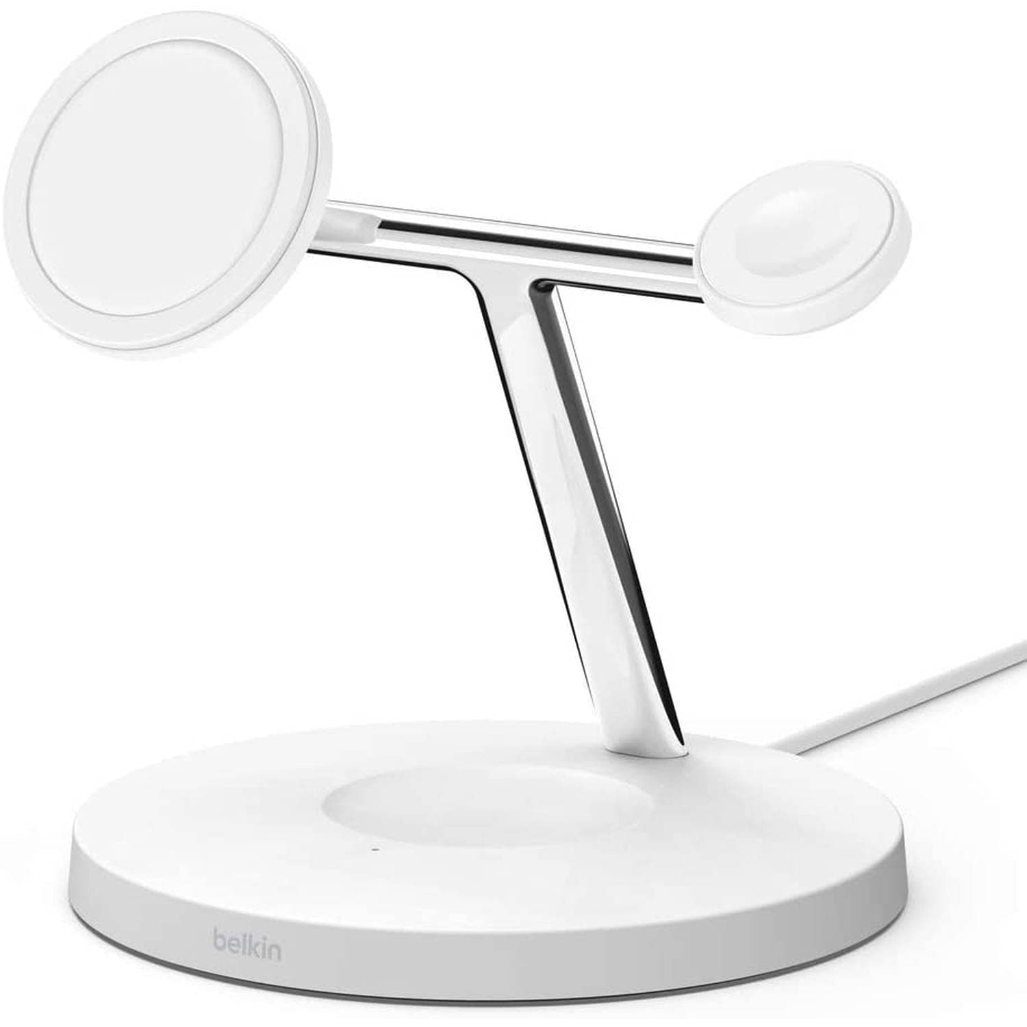 Belkin BoostCharge PRO 3-in-1 Wireless Charger with MagSafe for iPhone 13, iPhone 12 + Apple Watch + AirPods (Magnetically Charges iPhone 13 and iP...