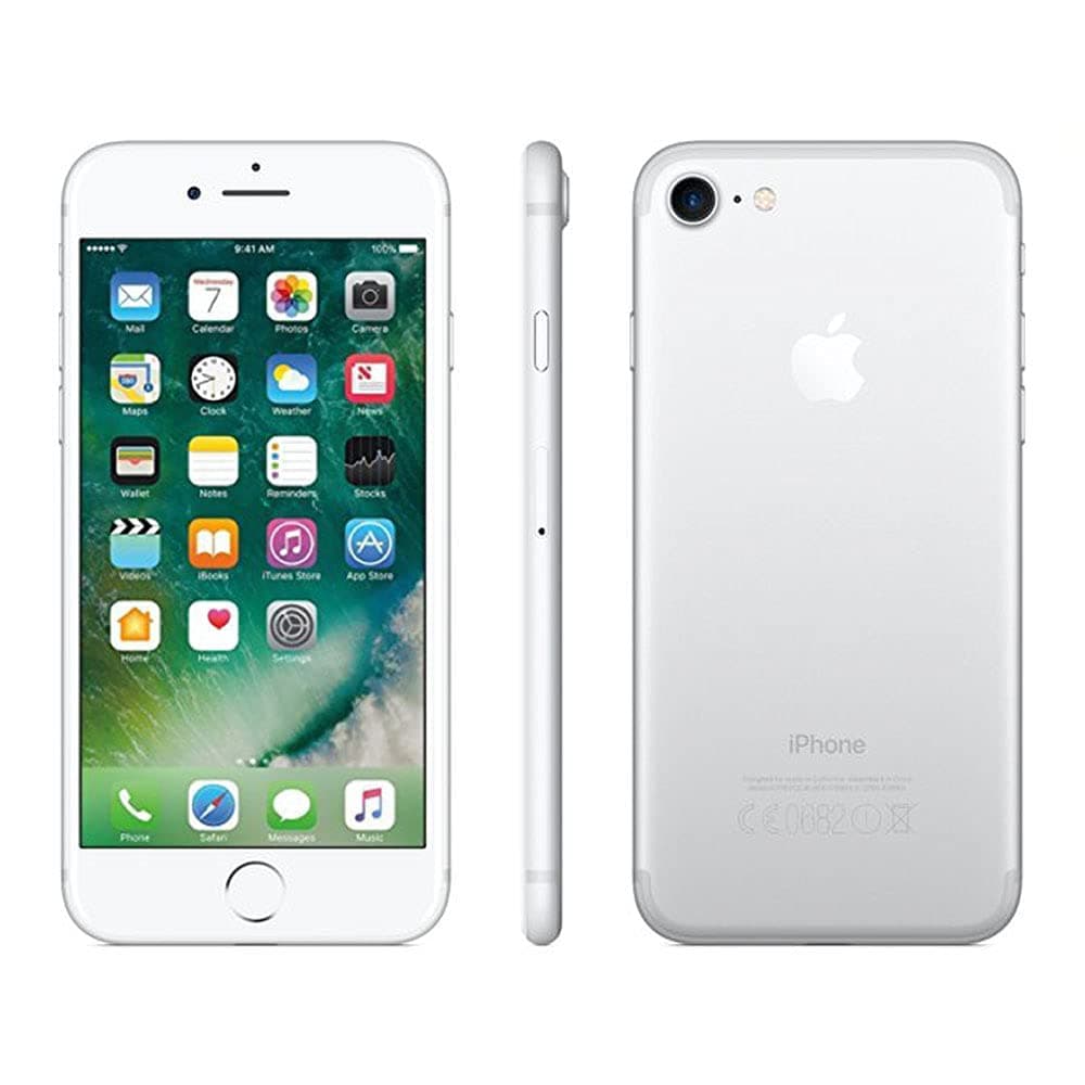 Apple iPhone 7, US Version, 32GB, Silver for AT&T (Renewed)