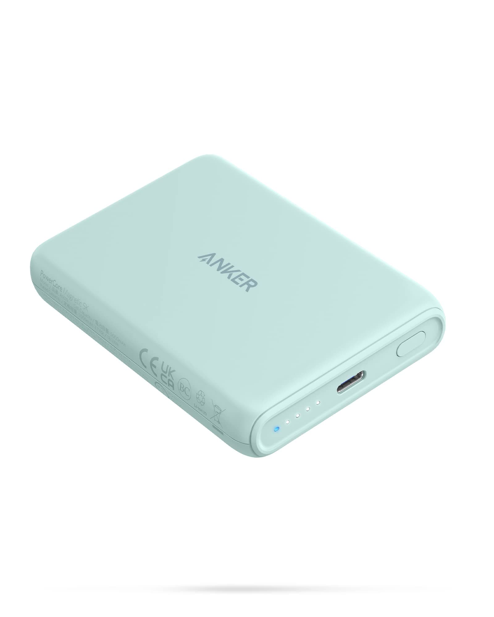 Anker 521 Magnetic Battery (PowerCore Magnetic 5K), 5000 mAh Magnetic Wireless Portable Charger with USB-C Cable, for iPhone 13/13 Pro /13 Pro Max ...