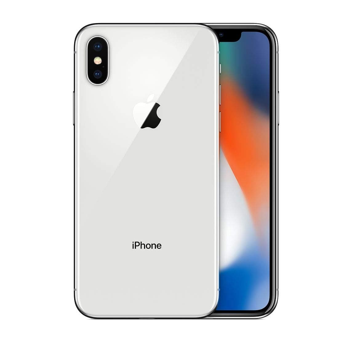 Apple iPhone X, 256GB, Silver - for Cricket Wireless (Renewed)