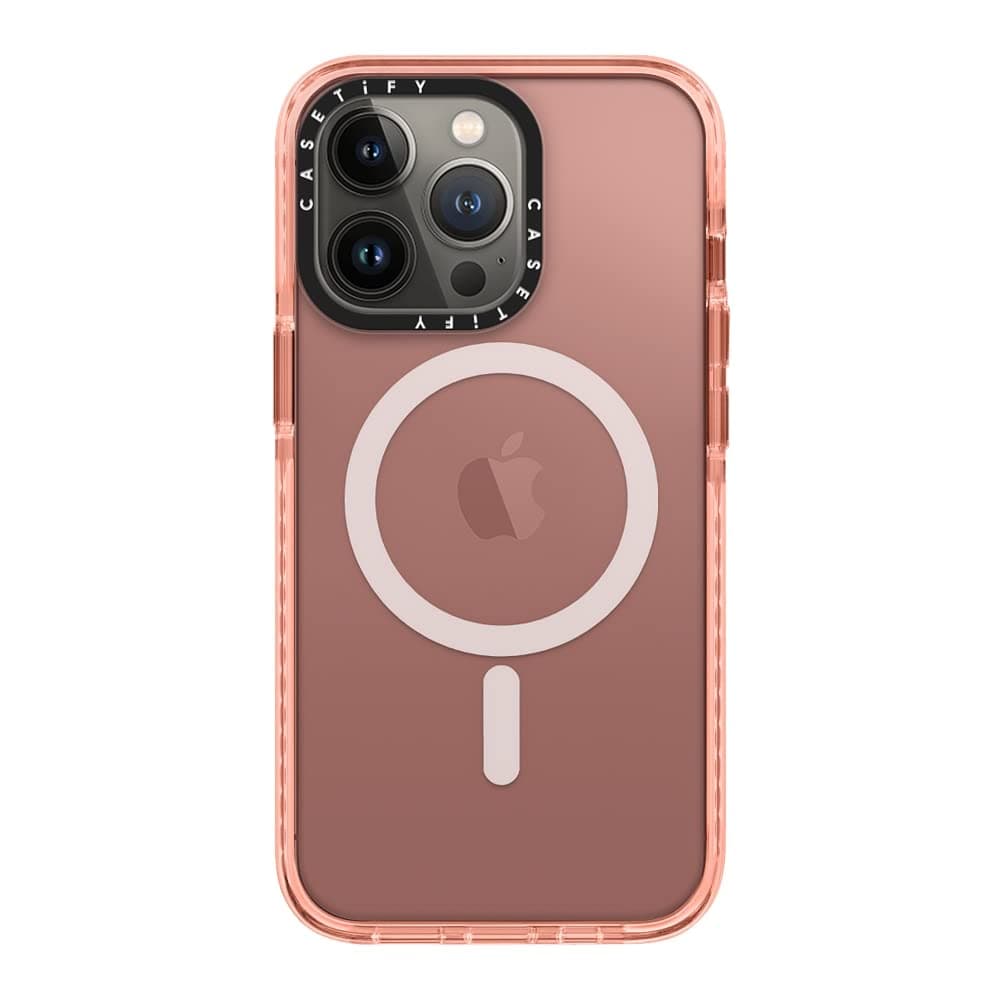 CASETiFY Impact Case Compatible with Magsafe for iPhone 13 Pro - Peach
