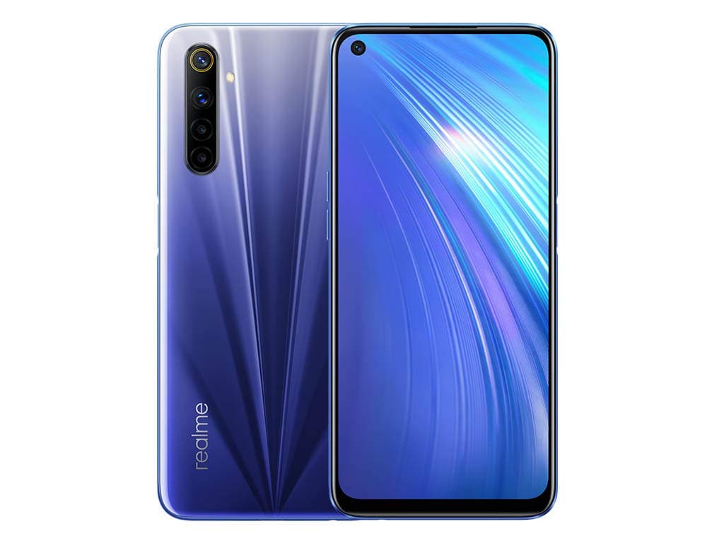 Realme 6 (64GB, 4GB) 6.5" 90Hz Display, 30W Fast Charge, MediaTek Helio G90T, GSM Unlocked Global 4G LTE (T-Mobile, AT&T, Metro) International ...