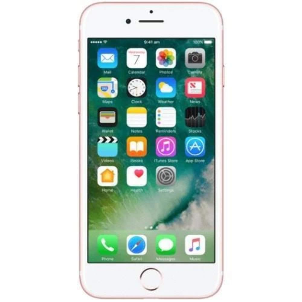 Apple iPhone 7, GSM Unlocked, 32GB - Rose Gold (Renewed)