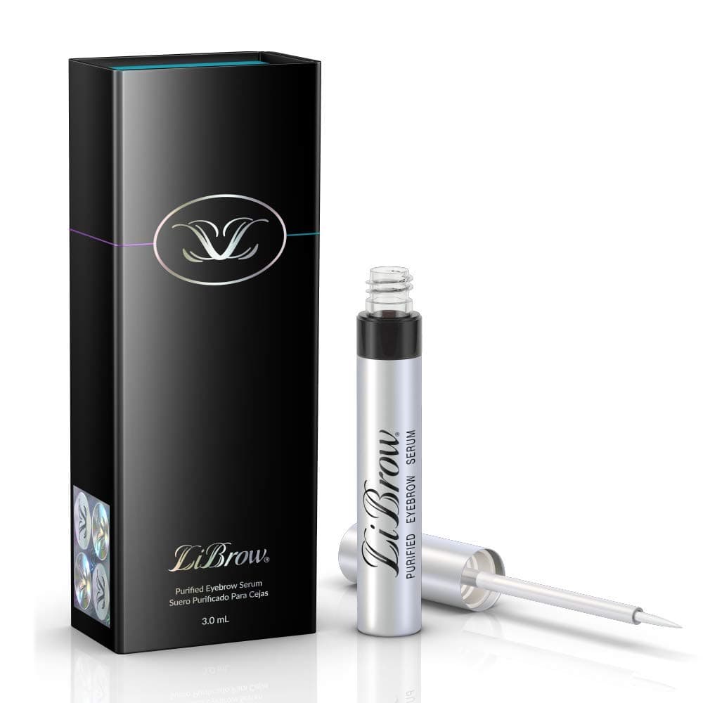 LiBrow Purified Eyebrow Physician-Formulated Serum for Fuller & Thicker Looking Eyebrows | Natural Eyebrow Enhancer Safe for Sensitive Skin | 90-Da...