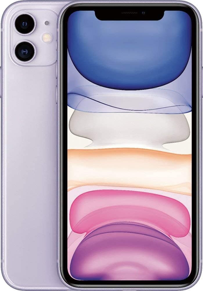 Apple iPhone 11, US Version, 128GB, Purple - T-Mobile (Renewed)