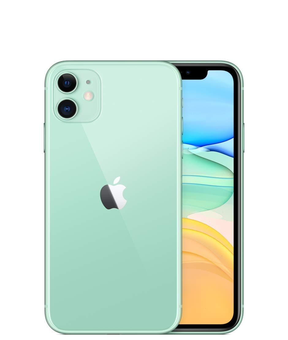 Apple iPhone 11, US Version, 256GB, Green - AT&T (Renewed)