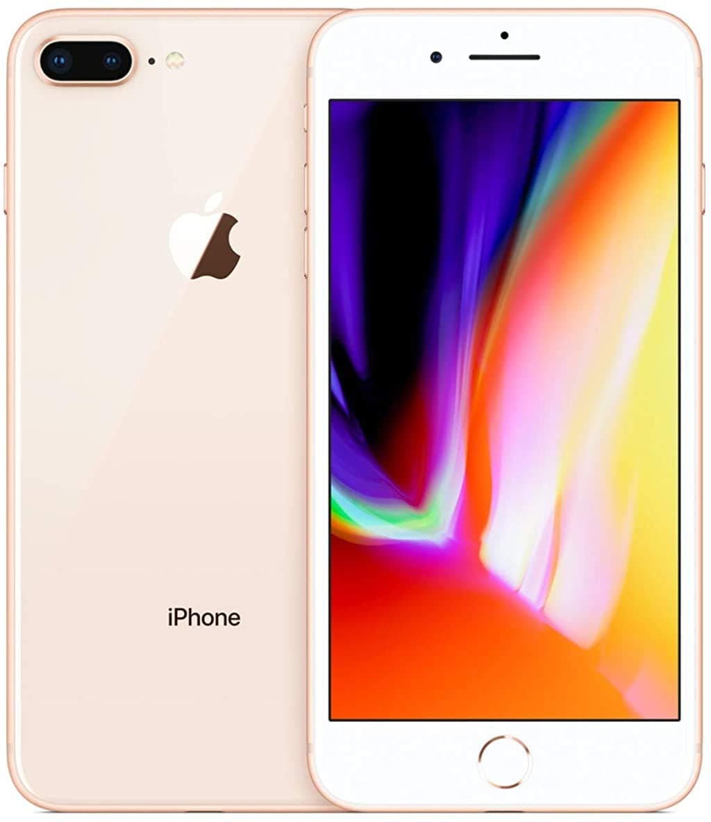 Apple iPhone 8 Plus, US Version, 256GB, Gold - GSM Carriers (Renewed)