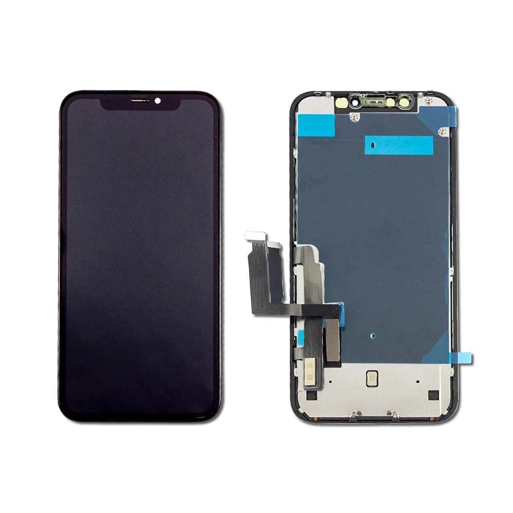 Group Vertical Touch Screen Digitizer and LCD for Apple iPhone XR - A+