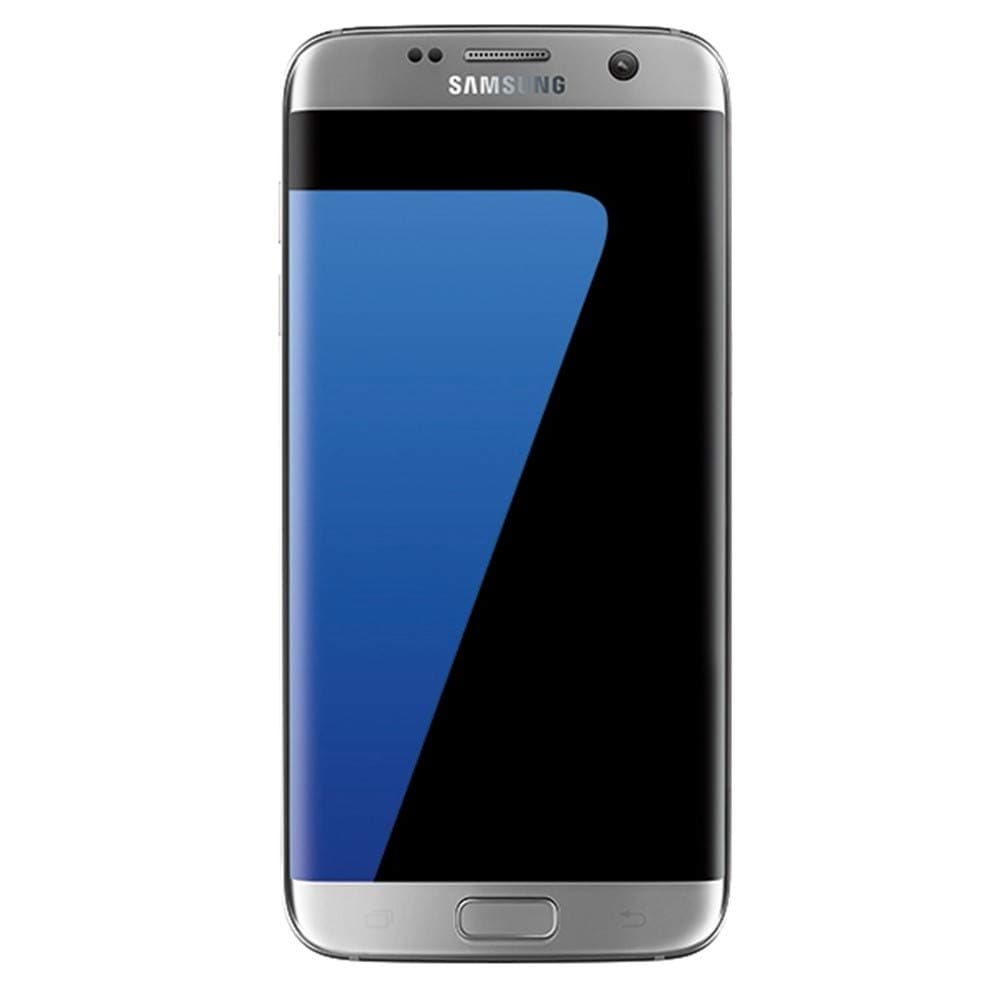 Samsung Galaxy S7 Edge (32GB, 4GB RAM) 5.5" QHD Display, (GSM + Verizon) Factory Unlocked 4G LTE Smartphone - SM-G935V (US Warranty) Silver