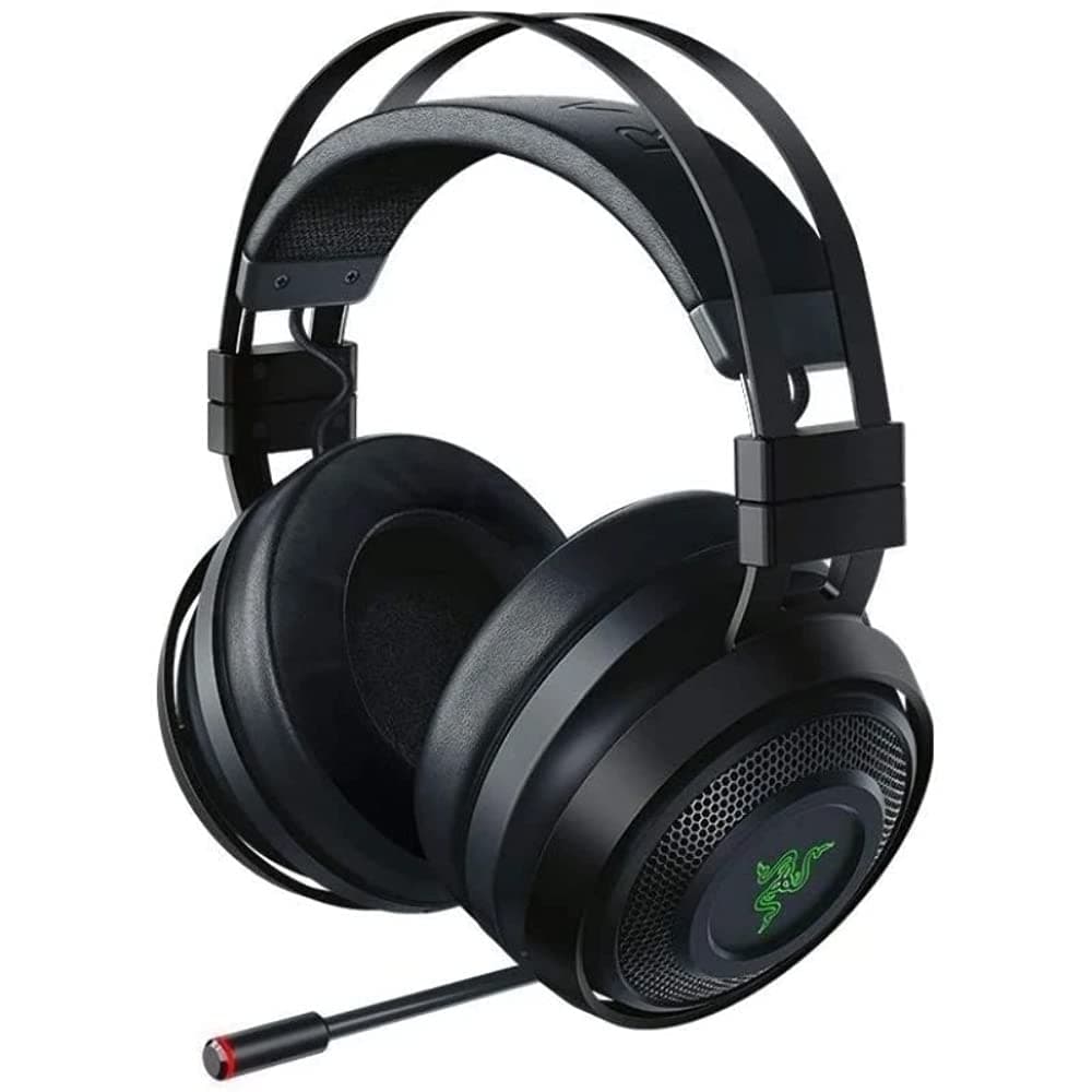 Razer Nari Ultimate Wireless 7.1 Surround Sound Gaming Headset: THX Audio & Haptic Feedback - Auto-Adjust Headband - Chroma RGB - Retractable Mic -...